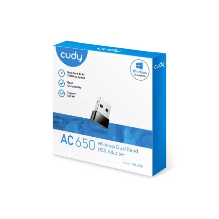 Kontrolsat - ADAPTADOR CUDY AC650 WI-FI MINI USB ADAPTER