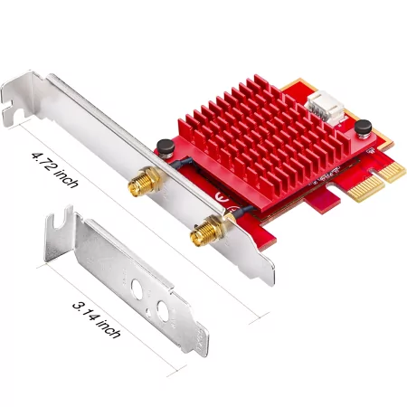 Kontrolsat - Cudy Network Card - AX5400 - Wi-Fi 6E - WE3000S
