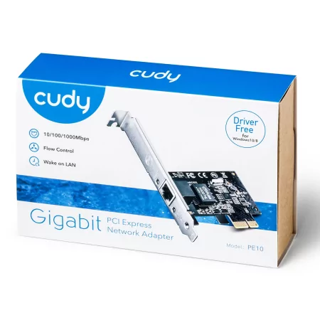 Kontrolsat - Cudy Network Card - Gigabit - PE10 Kontrolsat - Cudy Network Card - Gigabit - PE10