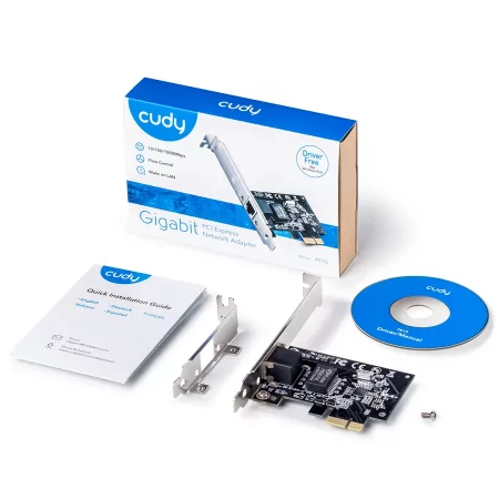 Kontrolsat - Cudy Network Card - Gigabit - PE10 Kontrolsat - Cudy Network Card - Gigabit - PE10