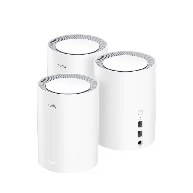 Kontrolsat - Sistema Mesh Cudy - AX1800 - M1800 - Dual-Band Wi-Fi 6 - Pack 3 Unidades Kontrolsat - Sistema Mesh Cudy - AX1800 - M1800 - Dual-Band Wi-Fi 6 - Pack 3 Unidades