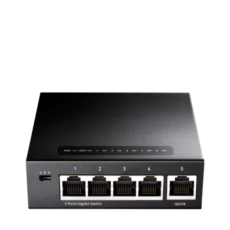 Kontrolsat - Cudy Switch - 5 Gigabit Ports - UnManaged - GS105 Kontrolsat - Cudy Switch - 5 Gigabit Ports - UnManaged - GS105