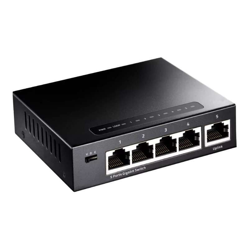 Kontrolsat - Cudy Switch - 5 Gigabit Ports - UnManaged - GS105