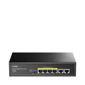 Kontrolsat - Switch Cudy - 6 Portas 10/100 Mbps - UnManaged PoE+ - FS1006P