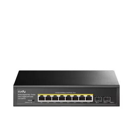 Kontrolsat - Cudy Switch - 8 Gigabit Ports - UnManaged PoE+ SFP - GS1008PS2