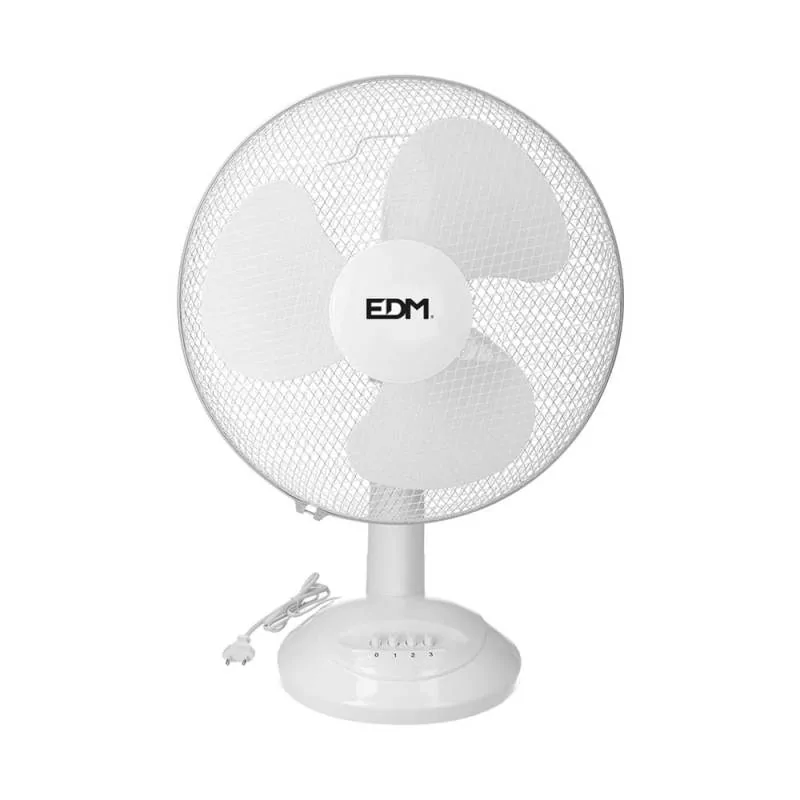 Table Fan EDM - 35w Ø 30 Cm - White Table Fan EDM - 35w Ø 30 Cm - White