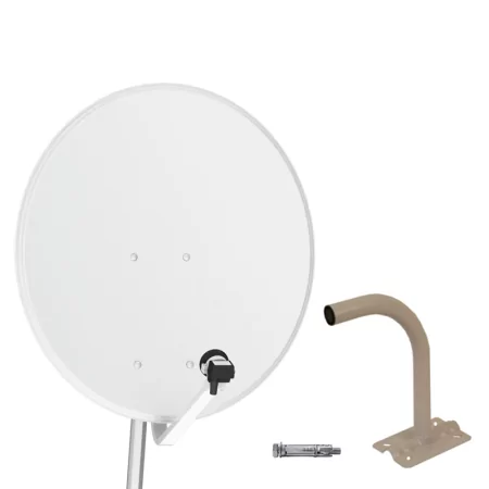 Antena Parabólica de 60cm HP ferro com pé e parafusos de fixaçao - AP0902