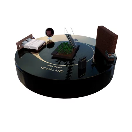 Kontrolsat - Taurus Robot Vacuum Cleaner - Homeland - Black Kontrolsat - Taurus Robot Vacuum Cleaner - Homeland - Black
