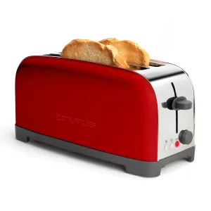 Kontrolsat - Taurus Toaster - Vintage Red - 2 Slices - 1400W
