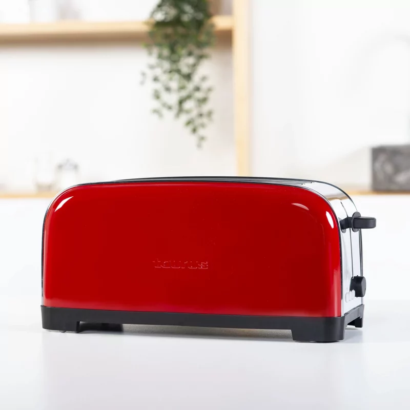 Kontrolsat - Taurus Toaster - Vintage Red - 2 Slices - 1400W