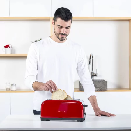 Kontrolsat - Taurus Toaster - Vintage Red - 2 Slices - 1400W Kontrolsat - Taurus Toaster - Vintage Red - 2 Slices - 1400W
