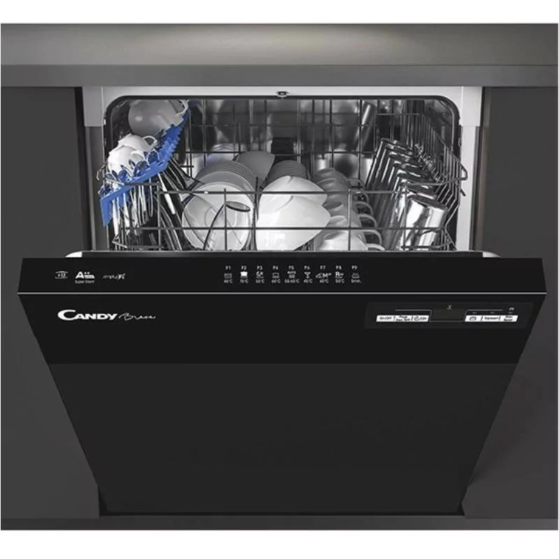 Maquina Lavar Louça Encastre Candy - CDSN2D350PB - Display Preto - 13 Talheres