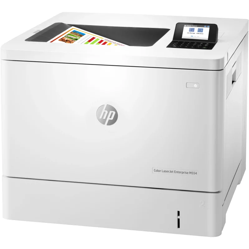 Kontrolsat - Impressora HP - Cores - Laserjet Enterprise - M554dn
