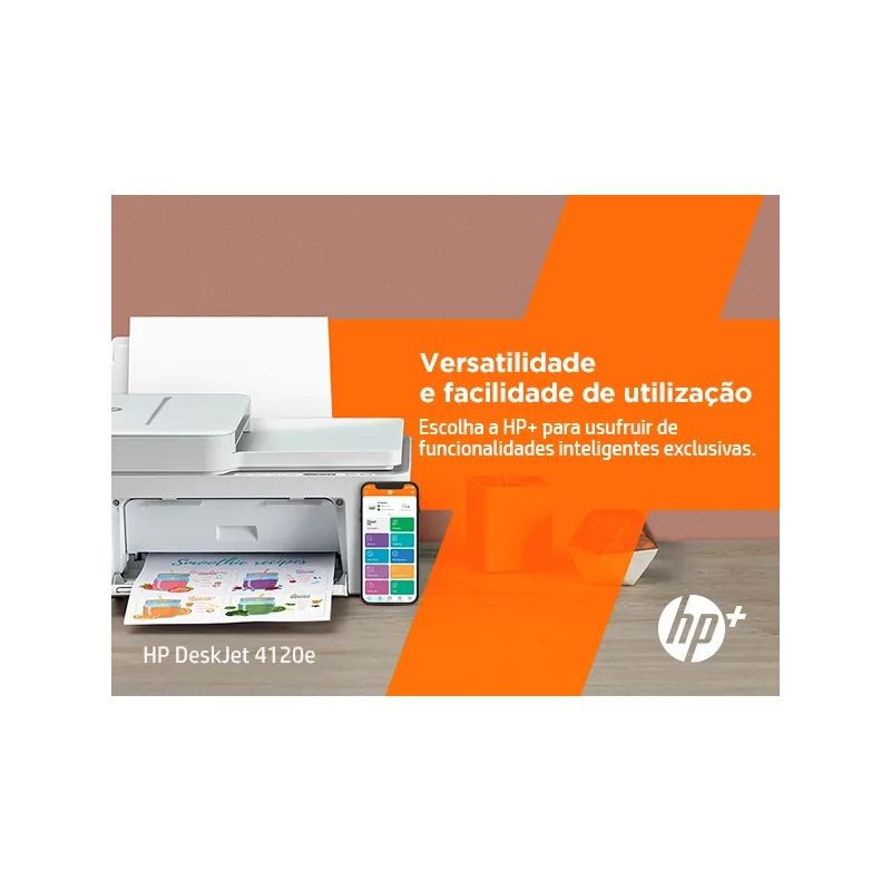 Kontrolsat - Impressora HP - Multifunções - Cores - Wireless - 4120e
