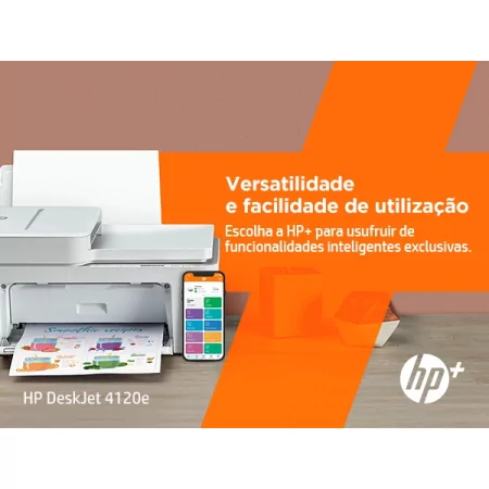 Kontrolsat - Impressora HP - Multifunções - Cores - Wireless - 4120e Kontrolsat - Impressora HP - Multifunções - Cores - Wireless - 4120e