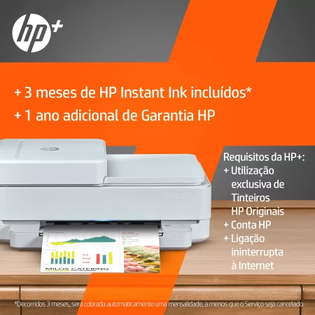 Kontrolsat - Impressora HP - Multifunções - Envy 6420e - 223R4B Kontrolsat - Impressora HP - Multifunções - Envy 6420e - 223R4B