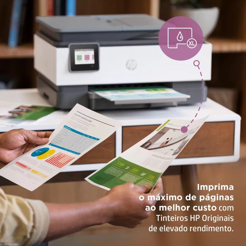 Kontrolsat - Impressora HP - Multifunções - Officejet Pro - Wireless - 8022e