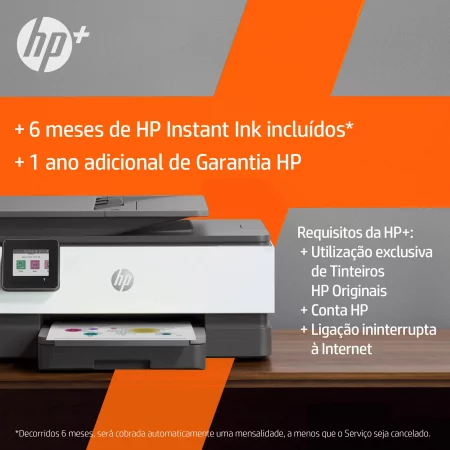 Kontrolsat - Impressora HP - Multifunções - Officejet Pro - Wireless - 8022e Kontrolsat - Impressora HP - Multifunções - Officejet Pro - Wireless - 8022e