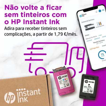 Kontrolsat - Impressora HP - Multifunções Cores - OfficeJet Pro 9010e - 257G4B Kontrolsat - Impressora HP - Multifunções Cores - OfficeJet Pro 9010e - 257G4B