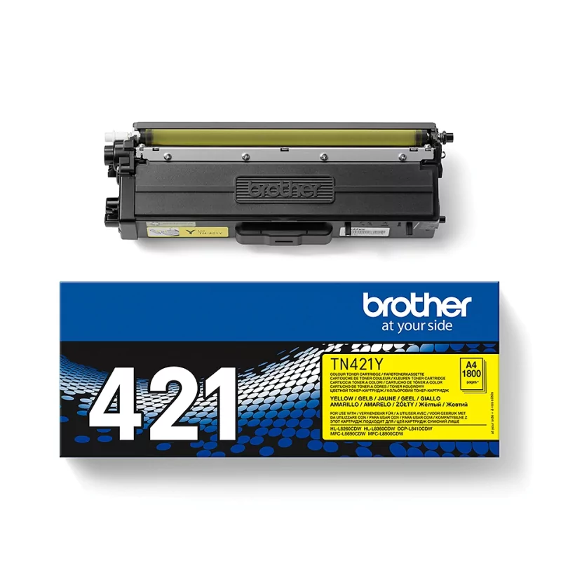 Kontrolsat - Toner BROTHER TN421Y Amarelo 1,8k - HL-L8260CDW/8360CDW, DCP...