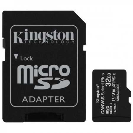 Cartão Micro SD Kingston Canvas Select Plus - 32GB - Classe 10|KINGSTON|0740617298680