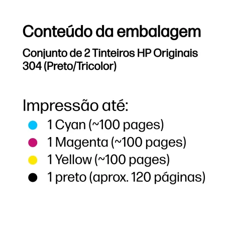 Kontrolsat - HP Ink Cartridge - Tricolor + Black - 3JB05AE Kontrolsat - HP Ink Cartridge - Tricolor + Black - 3JB05AE