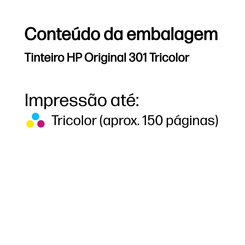 Kontrolsat - Tinteiro HP - Tricolor - 150 Páginas - CH562EE