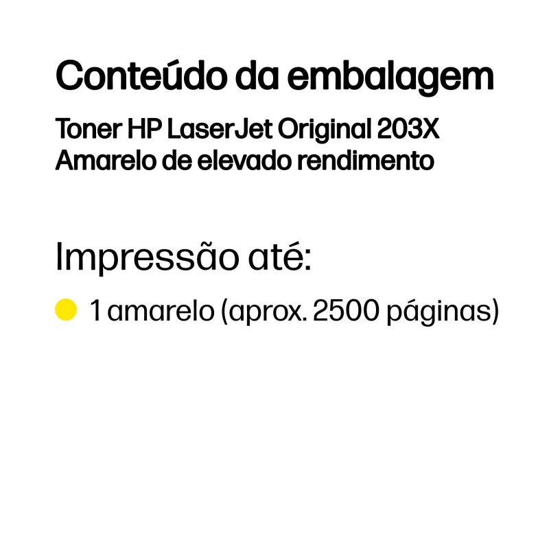 Kontrolsat - Toner HP - Amarelo - 2500 Páginas - CF542X