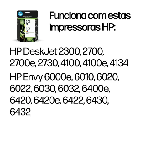 Kontrolsat - Tinteiro HP - Tricolor + Preto - 6ZD17AE Kontrolsat - Tinteiro HP - Tricolor + Preto - 6ZD17AE