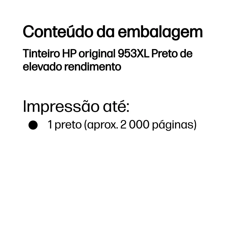 Kontrolsat - Tinteiro HP - Preto - 2000 Páginas - L0S70AE