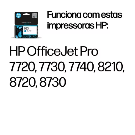 Kontrolsat - HP Ink Cartridge - 953 Blue - 630 Pages - F6U12AE Kontrolsat - HP Ink Cartridge - 953 Blue - 630 Pages - F6U12AE