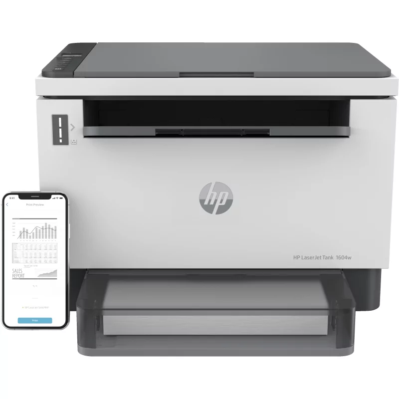 Kontrolsat - HP Printer - Multifunction - LaserJet Tank 1604w - 381L0A Kontrolsat - HP Printer - Multifunction - LaserJet Tank 1604w - 381L0A