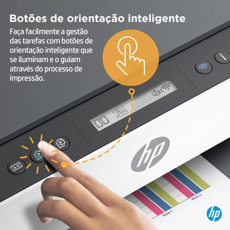 Kontrolsat - Impressora HP - Multifunções - Smart Tank - 7005 - 28B54A