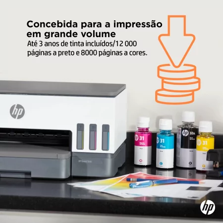 Kontrolsat - Impressora HP - Multifunções - Smart Tank - 7005 - 28B54A Kontrolsat - Impressora HP - Multifunções - Smart Tank - 7005 - 28B54A
