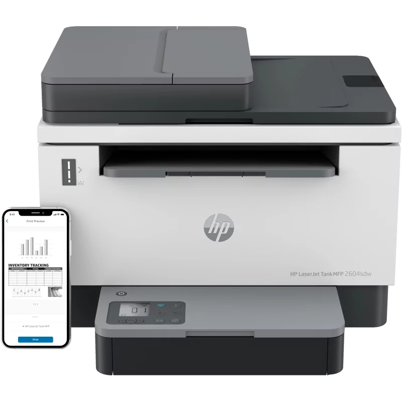 Kontrolsat - Impressora HP - Multifunções - LaserJet Tank 2604sdw - 381V1A