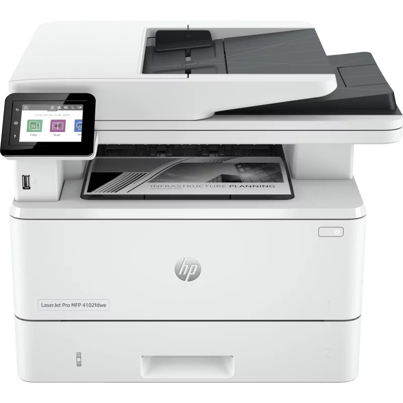 Kontrolsat - Impressora HP - Multifunções - LaserJet Pro 4102fdwe - 2Z624E Kontrolsat - Impressora HP - Multifunções - LaserJet Pro 4102fdwe - 2Z624E