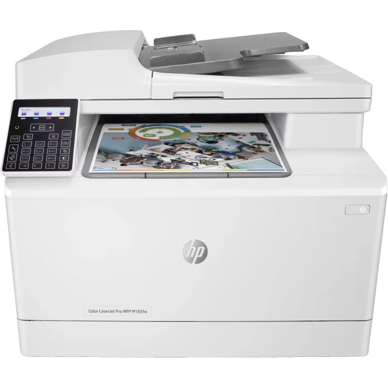 Kontrolsat - Impressora HP - Multifunções - Cores - LaserJet Pro M183fw - 7KW56A Kontrolsat - Impressora HP - Multifunções - Cores - LaserJet Pro M183fw - 7KW56A