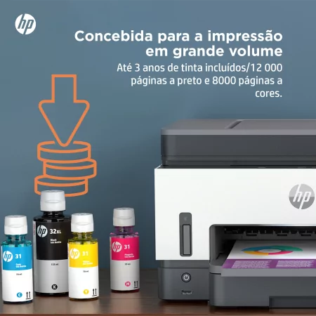 Kontrolsat - Impressora HP - Multifunções - Smart Tank 7605 - 28C02A Kontrolsat - Impressora HP - Multifunções - Smart Tank 7605 - 28C02A