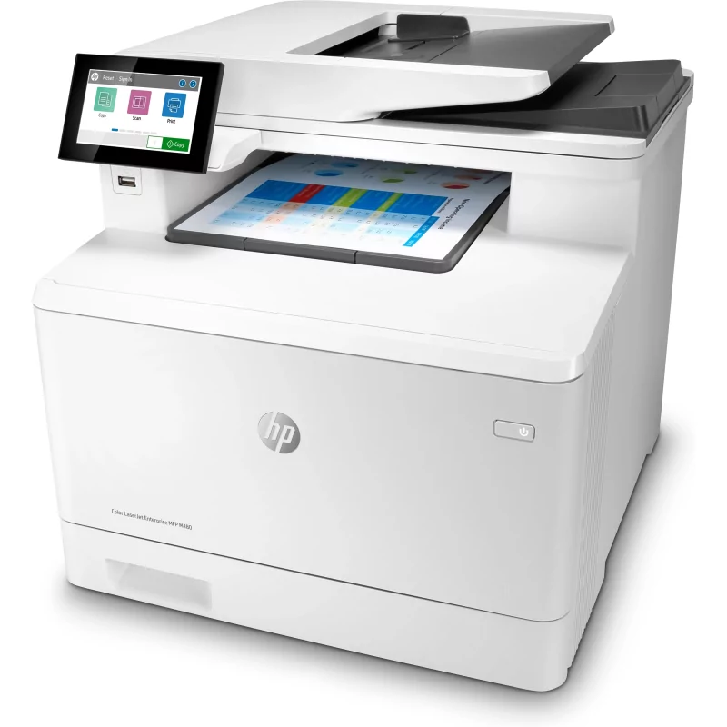 Kontrolsat - Impressora HP - Multifunções - Cores - Laserjet Enterprise - 3QA55A