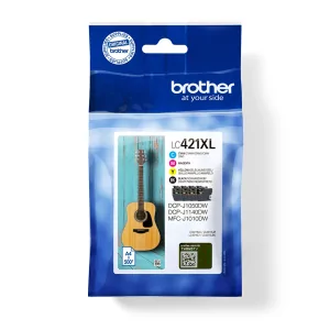 Kontrolsat - Brother Ink Cartridge - Pack 4 Colors - 500 Pages - LC421XL