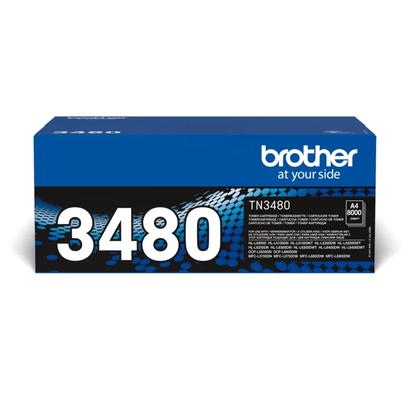 Kontrolsat - Toner Brother - Preto - 8000 Páginas - TN3480 Kontrolsat - Toner Brother - Preto - 8000 Páginas - TN3480