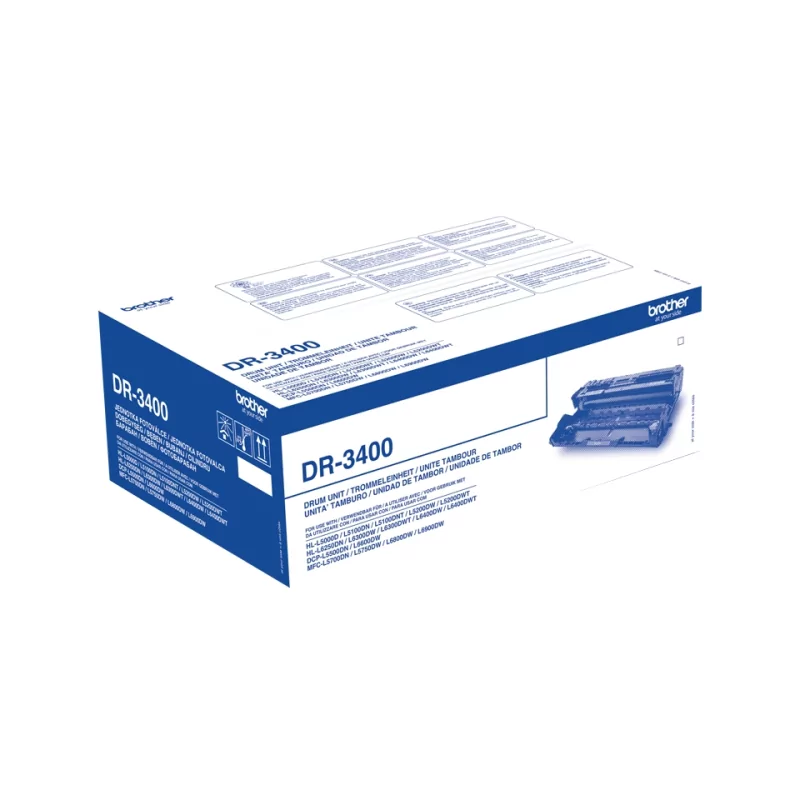 Kontrolsat - Tambor BROTHER DR3400 30k/50k - Impressora DCP-L5500, HL-L5x...