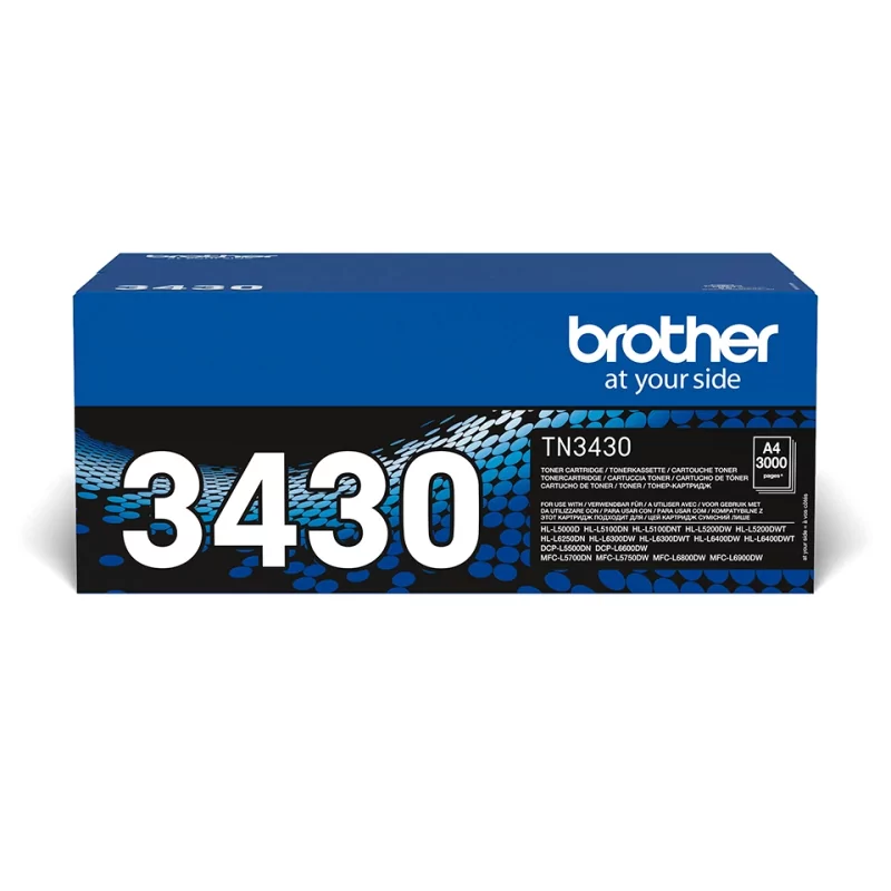 Kontrolsat - Toner Brother - Preto - 3000 Páginas - TN3430