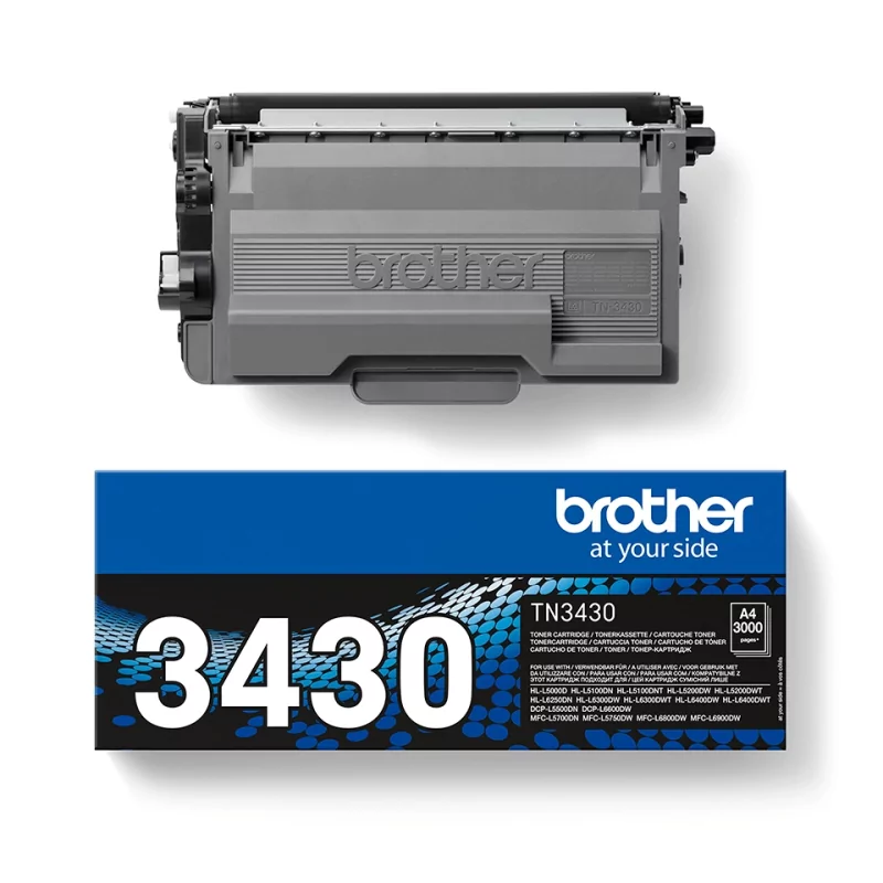 Kontrolsat - Toner Brother - Preto - 3000 Páginas - TN3430