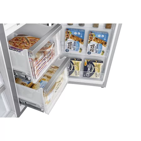 Kontrolsat - Hisense RQ758N4SW American Fridge Freezer (609L - Class E - Inox) Kontrolsat - Hisense RQ758N4SW American Fridge Freezer (609L - Class E - Inox)