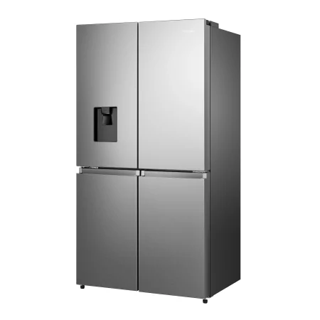 Kontrolsat - Frigorífico Americano Hisense RQ758N4SW (609L - Classe E - Inox) Kontrolsat - Frigorífico Americano Hisense RQ758N4SW (609L - Classe E - Inox)