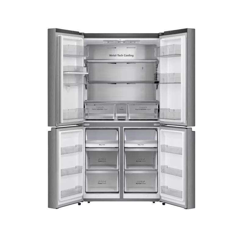 Kontrolsat - Frigorífico Americano Hisense RQ758N4SW (609L - Classe E - Inox)