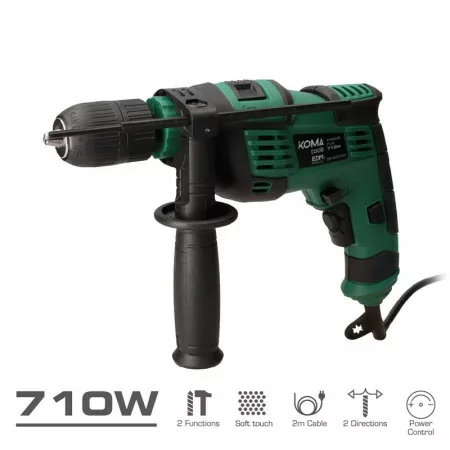 Taladro de Percussão Eléctrico Koma Home - 710W