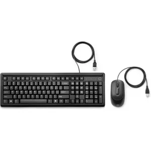 Kontrolsat - HP Keyboard and Mouse Set - Wired - 6HD76AA