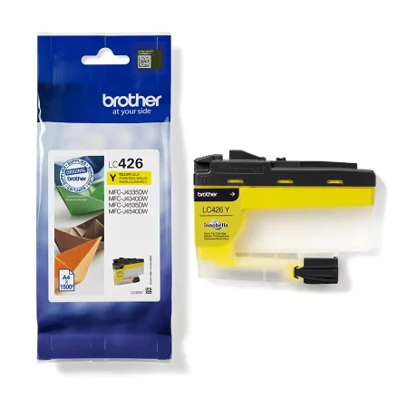 Kontrolsat - Tinteiro Brother - Amarelo - 1500 Páginas - LC426Y Kontrolsat - Tinteiro Brother - Amarelo - 1500 Páginas - LC426Y